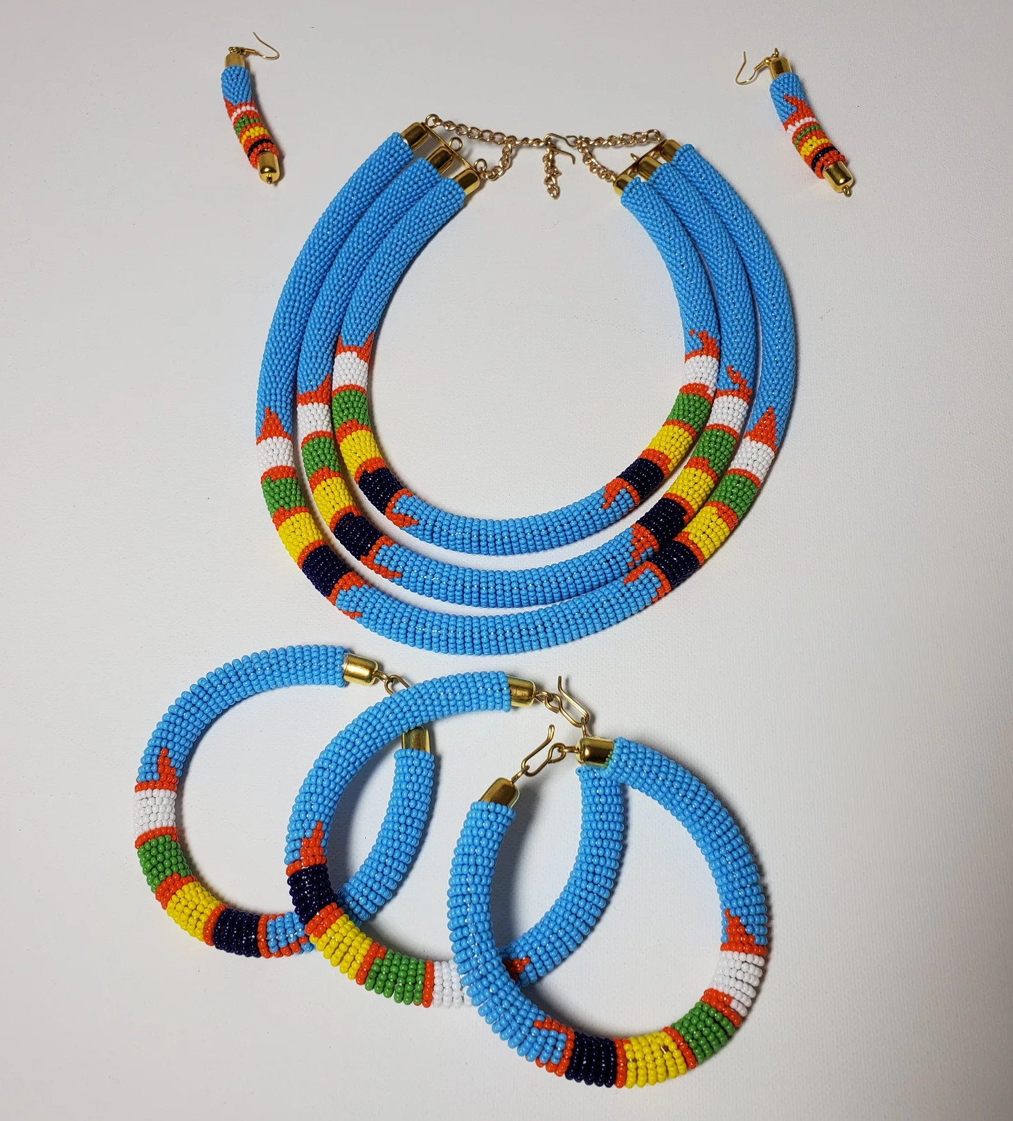 Maasai Beaded Jewelry Set