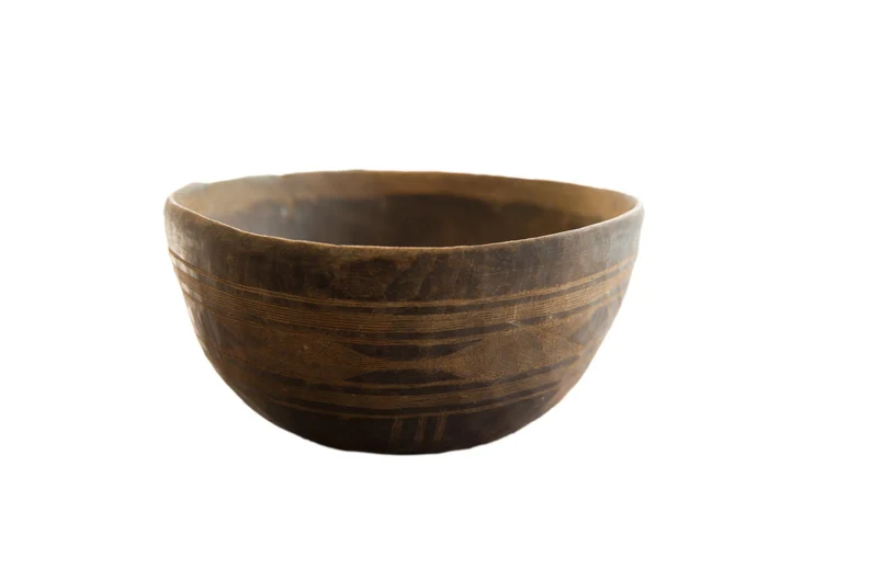 Hand-Carved Wooden Bowl